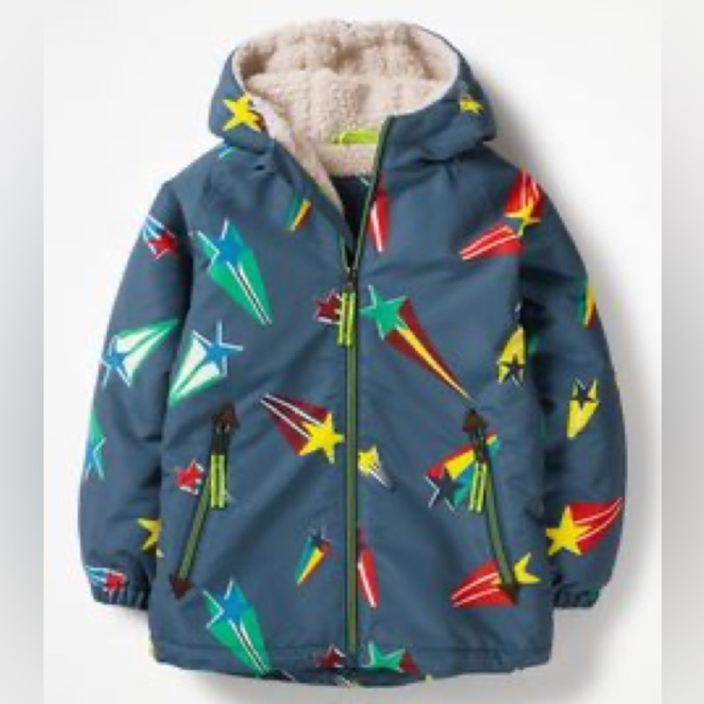 Mini Boden Sherpa Lined Jacket